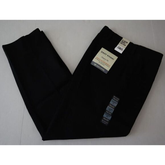 Dockers x Levi Strauss Men's Sz 36x32 Black Easy Classic Fit Khaki Stretch Pants - Picture 9 of 10